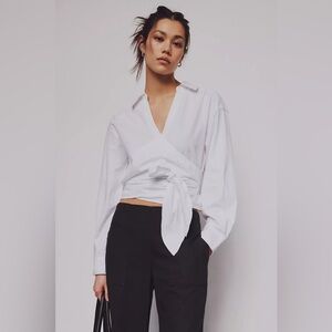 NWT Free People We The Free Casey Wrap Top Sz XS